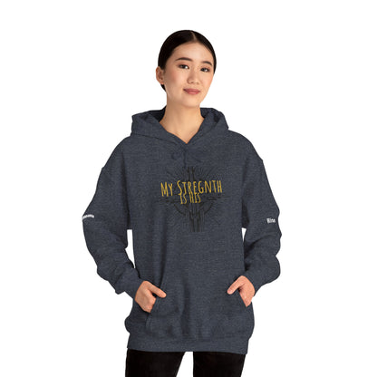 Christian Hoodie - Strength in Weakness Design