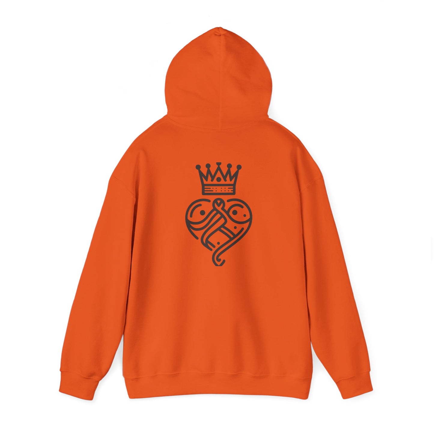 Crown Heart Hoodie - Royal & Redeemed Sanctified Soles Design