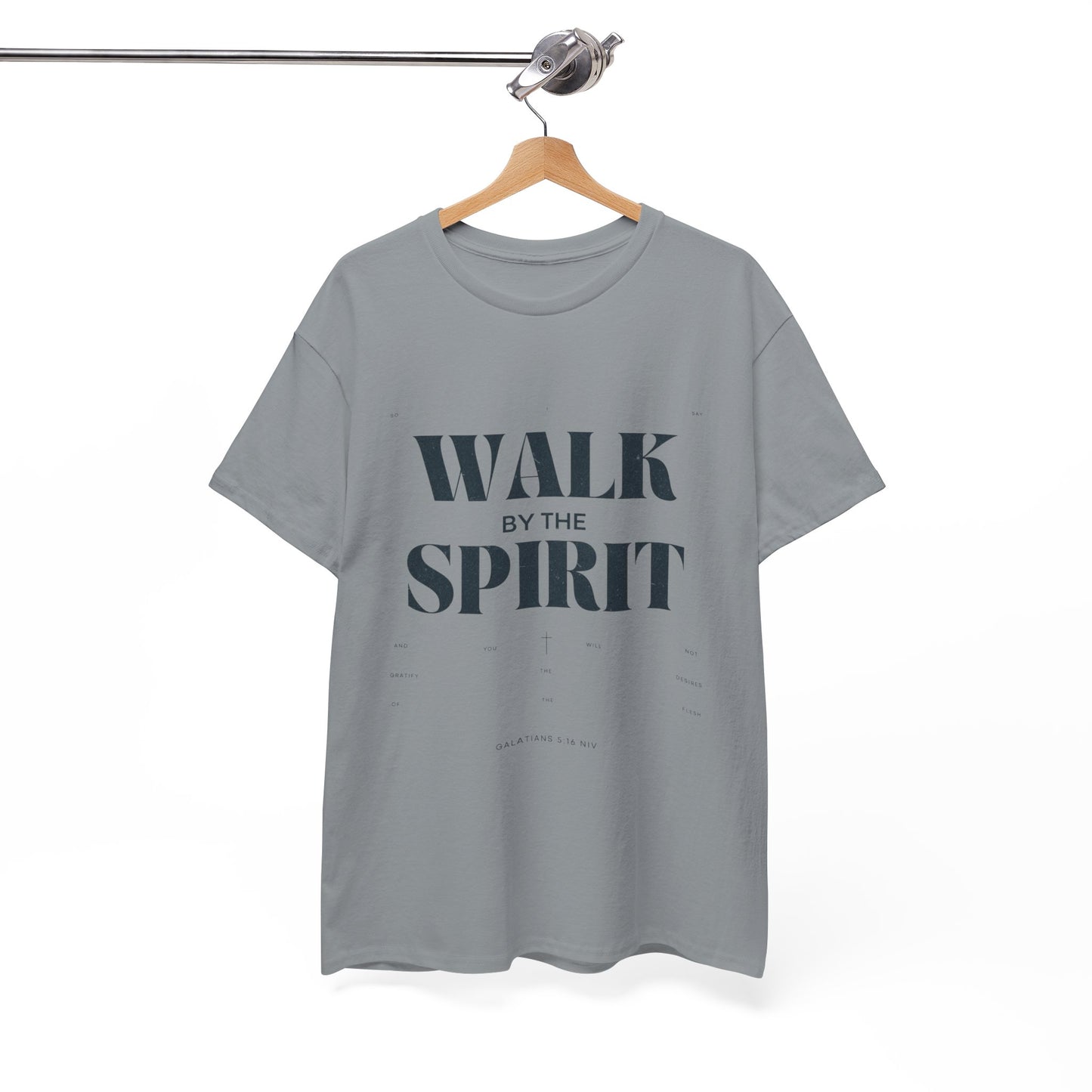 Walk by the Spirit - Galatians 5:16 Tee | Unisex Heavy Cotton Christian Shirt