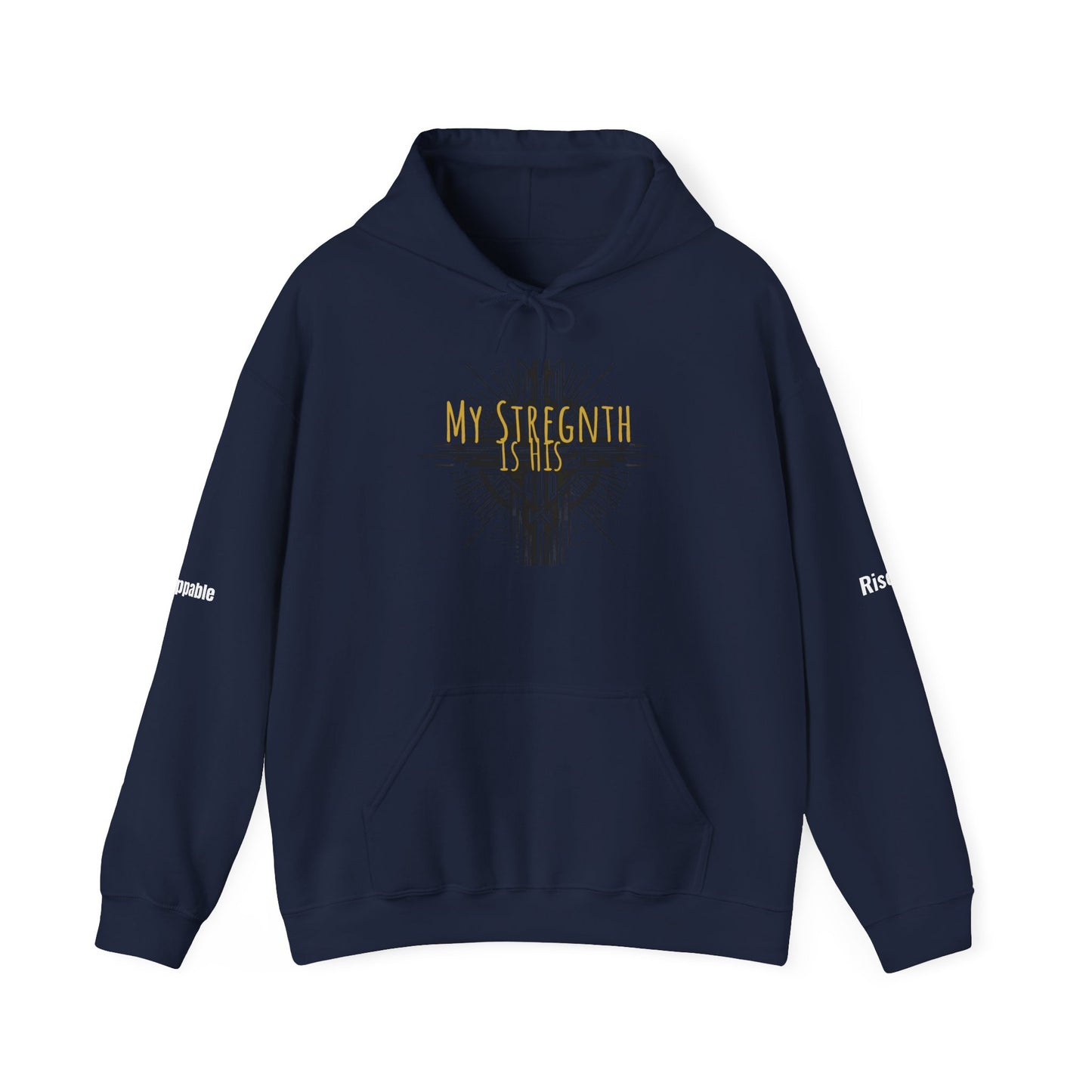 Christian Hoodie - Strength in Weakness Design