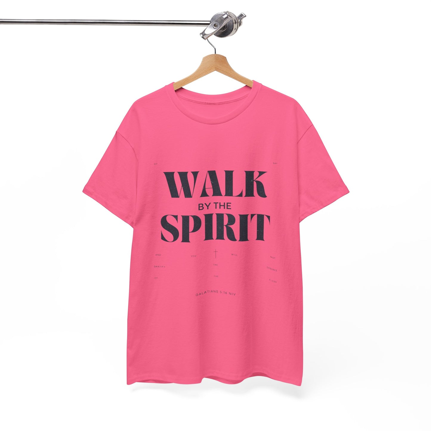 Walk by the Spirit - Galatians 5:16 Tee | Unisex Heavy Cotton Christian Shirt