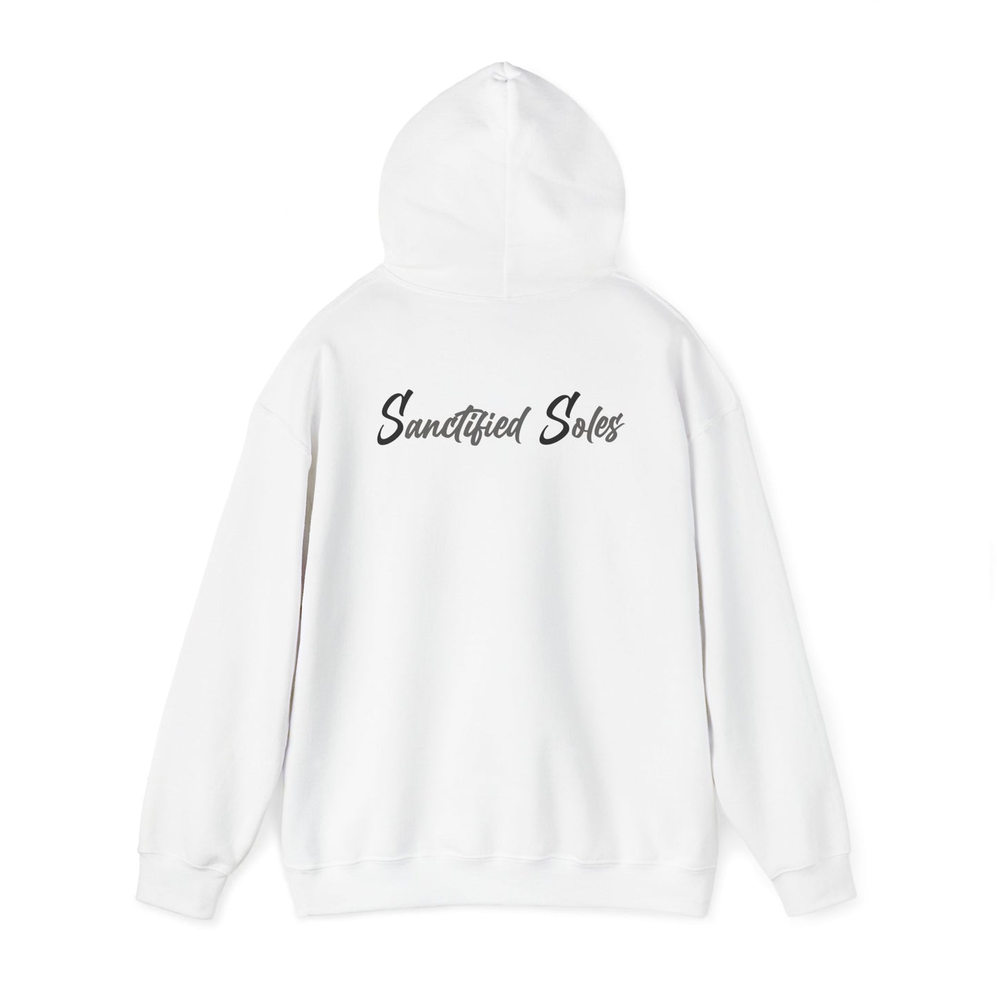 Hooded Sweatshirt - Elegant 'Sanctified Soles' Design for Faithful Believers