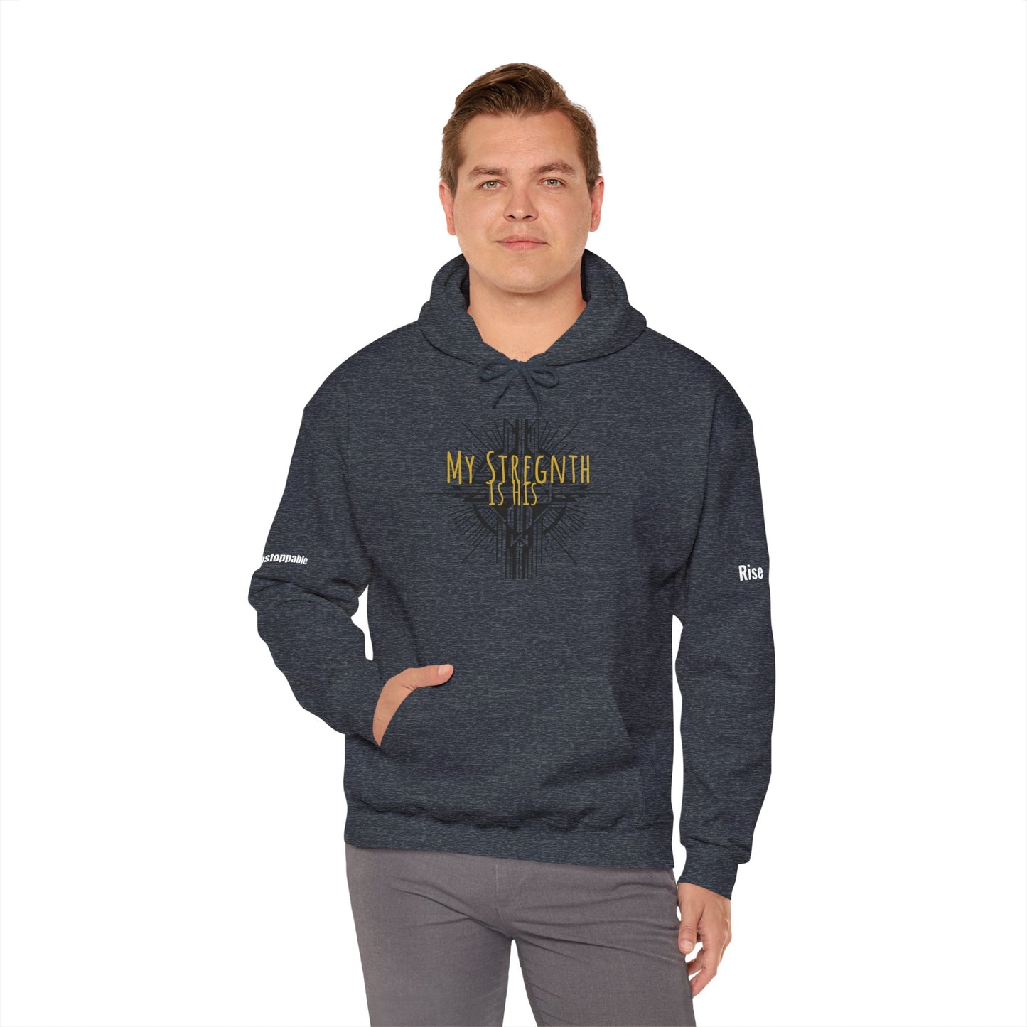 Christian Hoodie - Strength in Weakness Design