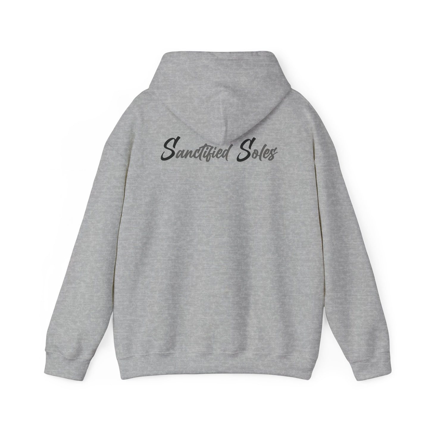 Hooded Sweatshirt - Elegant 'Sanctified Soles' Design for Faithful Believers