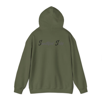 Hooded Sweatshirt - Elegant 'Sanctified Soles' Design for Faithful Believers