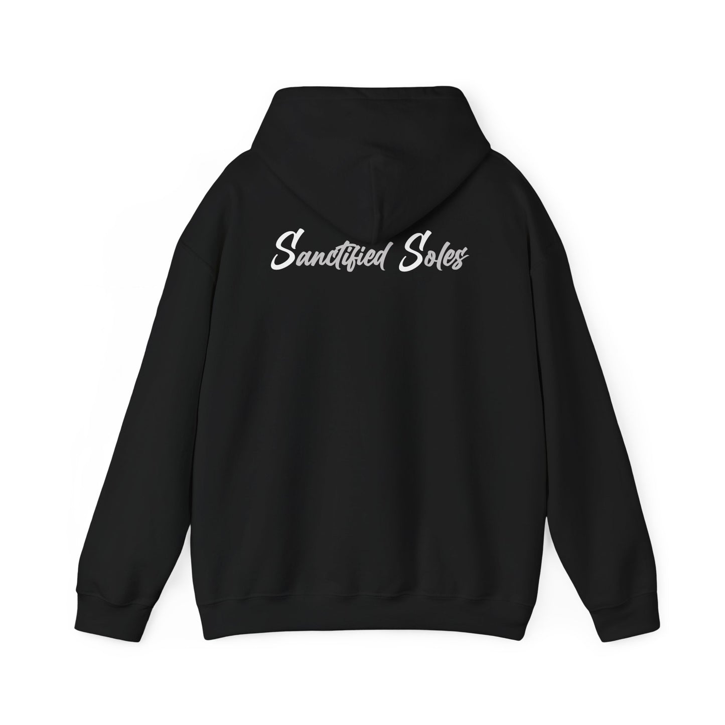 Hooded Sweatshirt - Elegant 'Sanctified Soles' Design for Faithful Believers