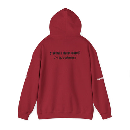 Christian Hoodie - Strength in Weakness Design