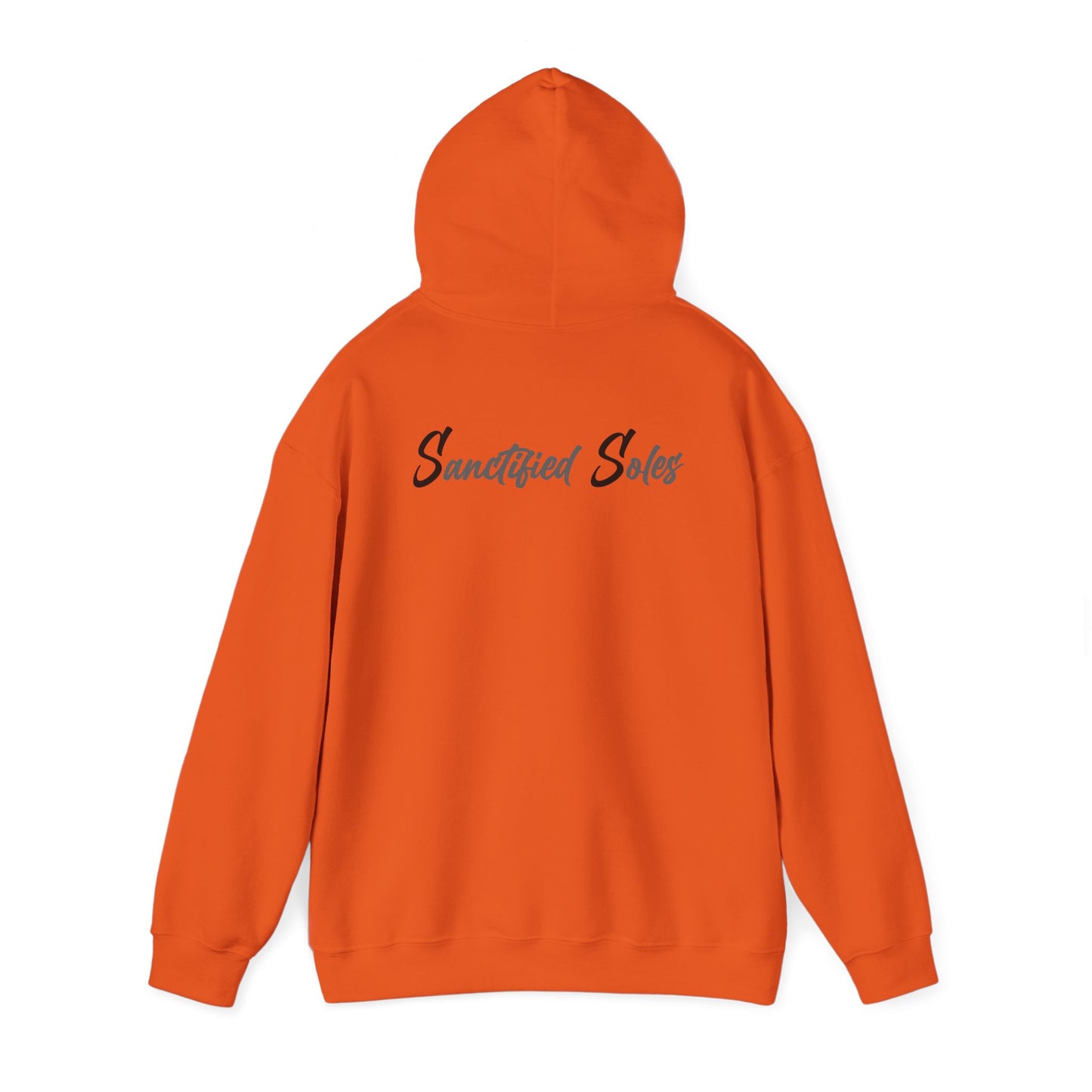 Hooded Sweatshirt - Elegant 'Sanctified Soles' Design for Faithful Believers