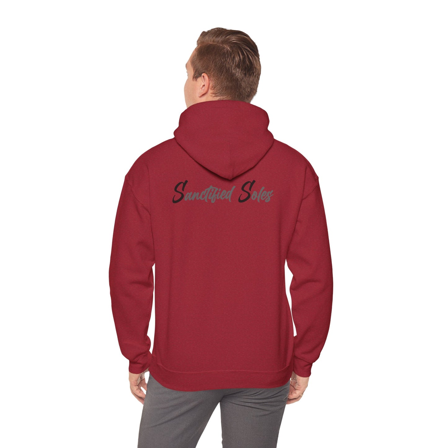 Hooded Sweatshirt - Elegant 'Sanctified Soles' Design for Faithful Believers