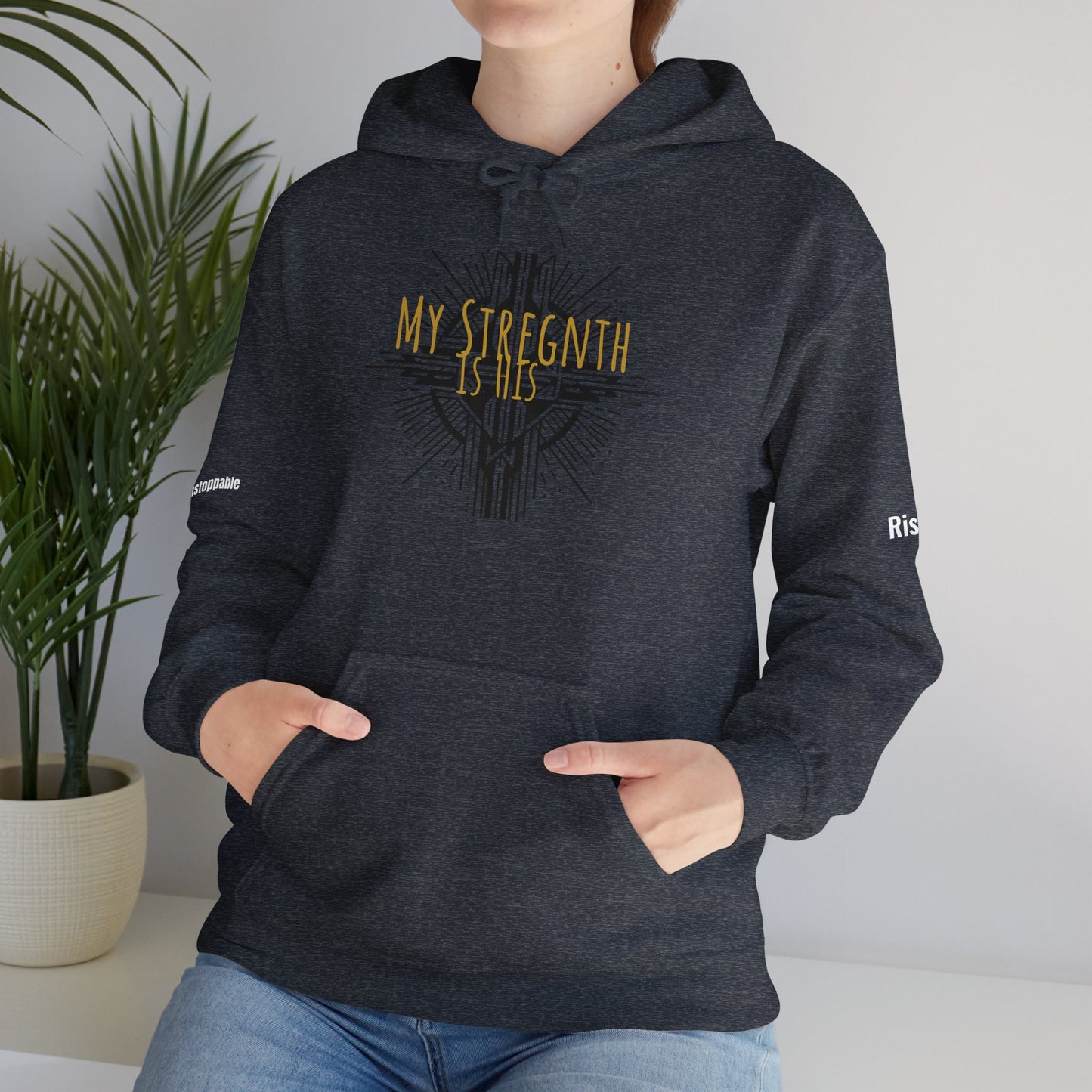 Christian Hoodie - Strength in Weakness Design