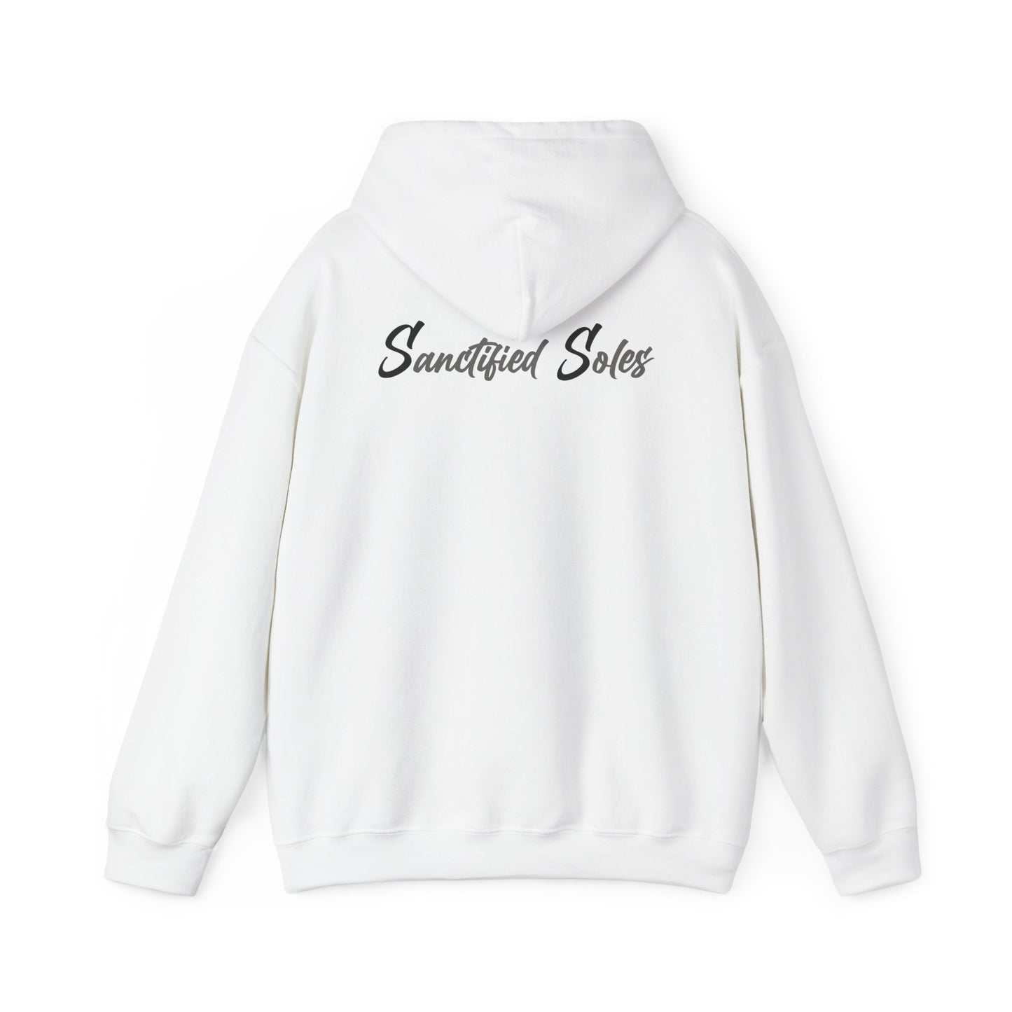 Hooded Sweatshirt - Elegant 'Sanctified Soles' Design for Faithful Believers