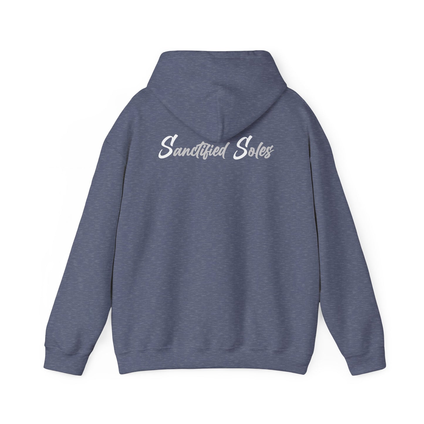 Hooded Sweatshirt - Elegant 'Sanctified Soles' Design for Faithful Believers