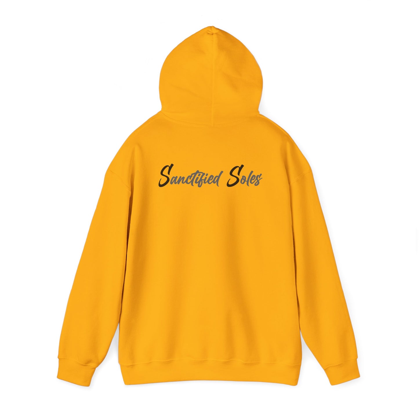 Hooded Sweatshirt - Elegant 'Sanctified Soles' Design for Faithful Believers