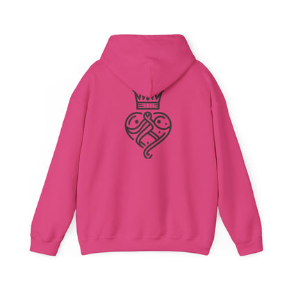 Crown Heart Hoodie - Royal & Redeemed Sanctified Soles Design