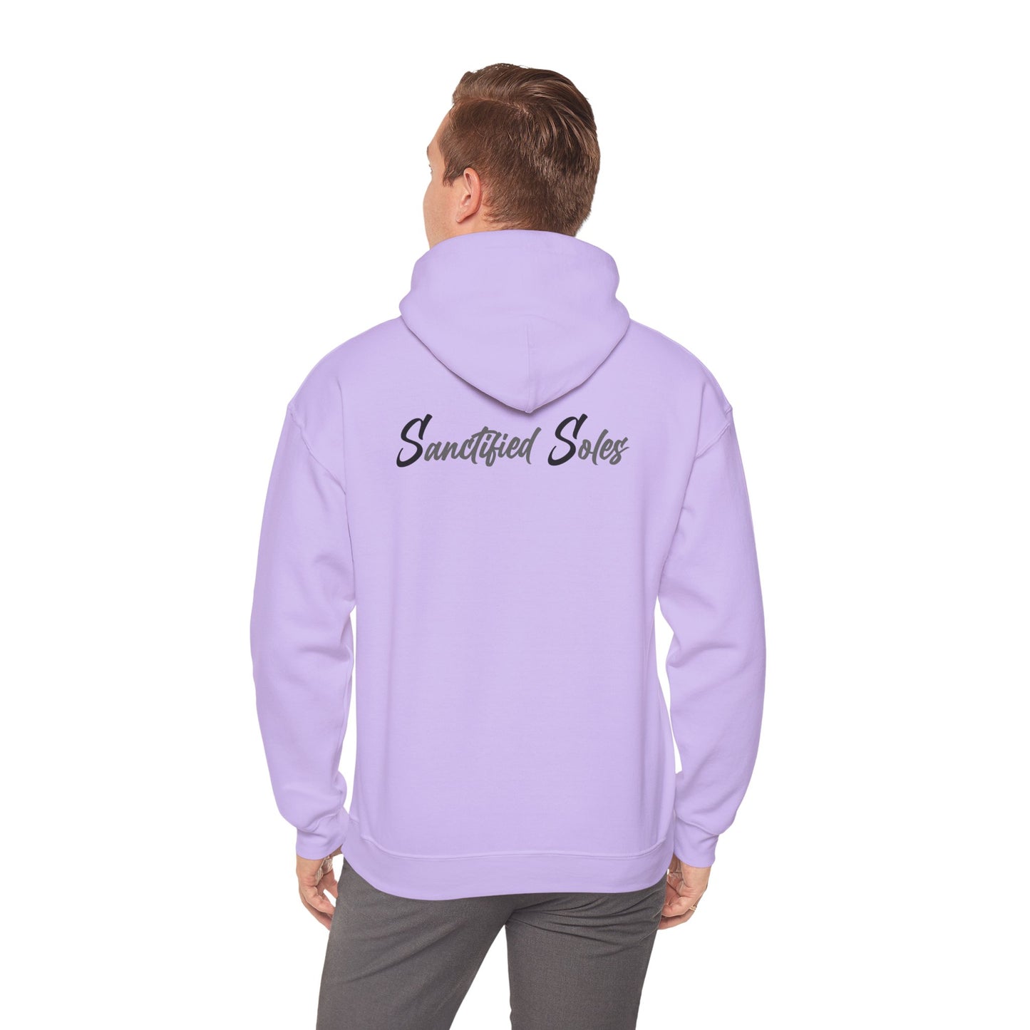 Hooded Sweatshirt - Elegant 'Sanctified Soles' Design for Faithful Believers