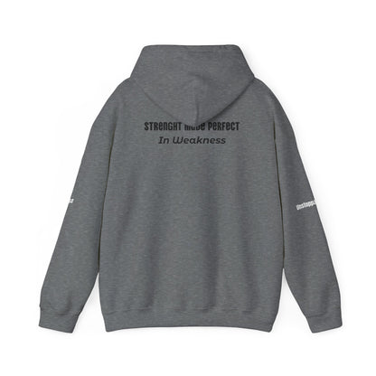 Christian Hoodie - Strength in Weakness Design