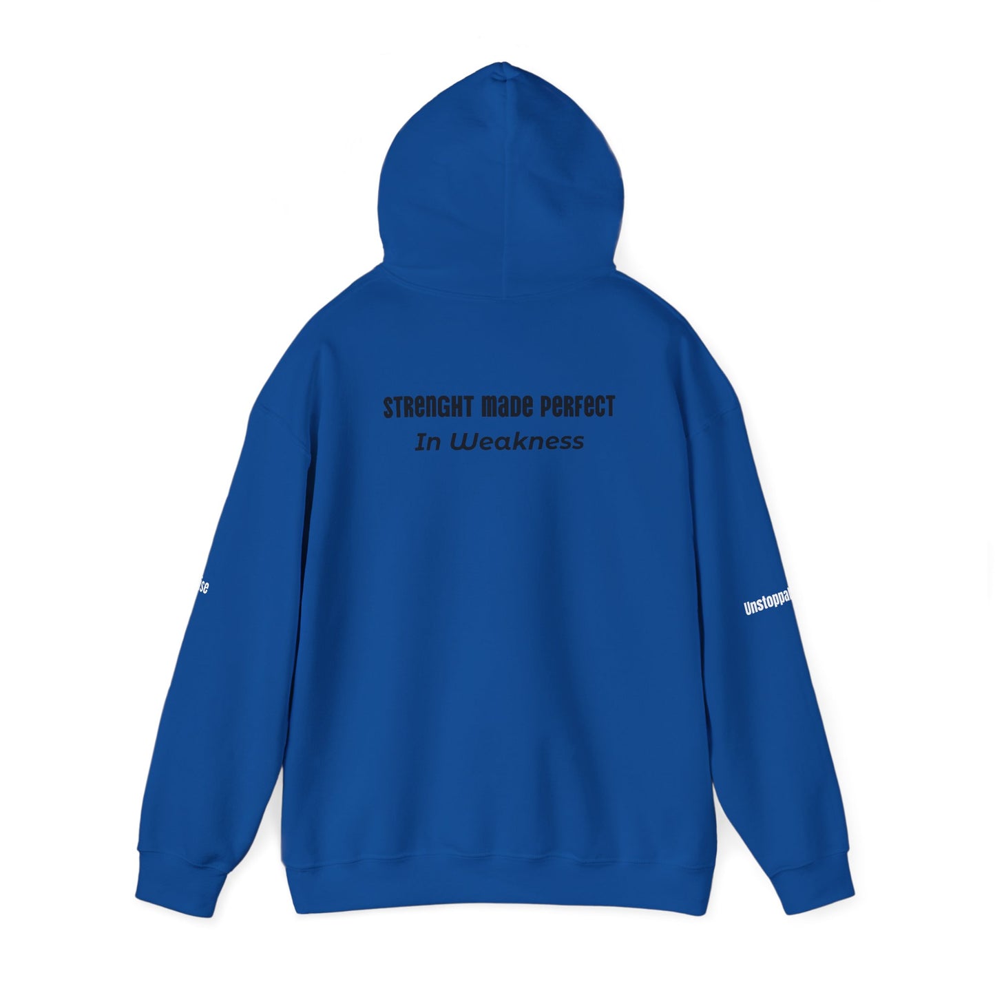 Christian Hoodie - Strength in Weakness Design