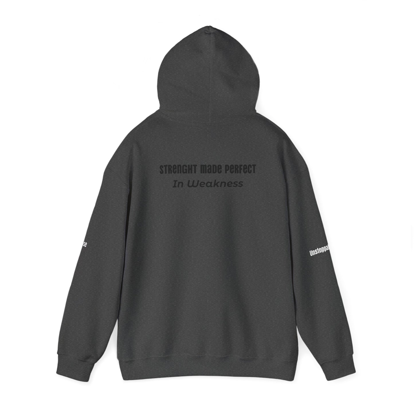 Christian Hoodie - Strength in Weakness Design