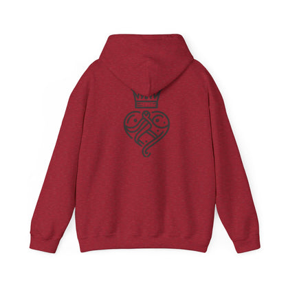 Crown Heart Hoodie - Royal & Redeemed Sanctified Soles Design