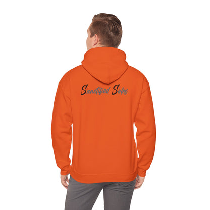 Hooded Sweatshirt - Elegant 'Sanctified Soles' Design for Faithful Believers